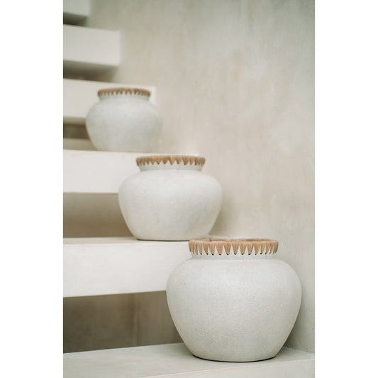 Die Styly Vase - Beton Natur - L 