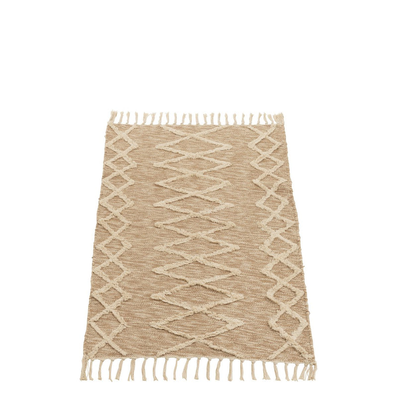 J-Line Zita carpet - rug - cotton - beige