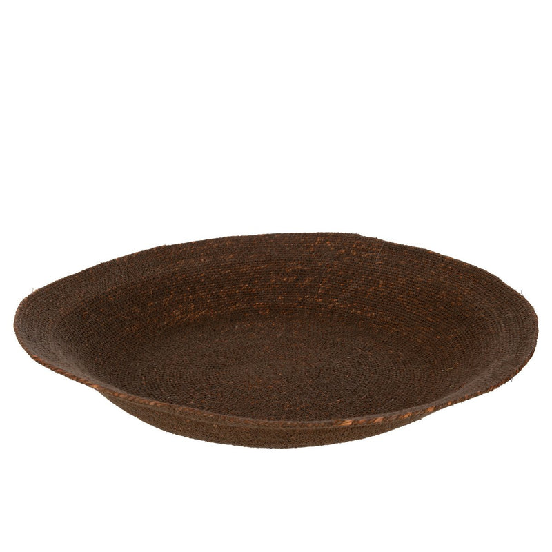 J-Line Deco Bowl Marie Seagrass Brown