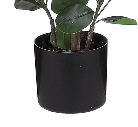 Artificial Ficus Plant in Flower Pot - H150 x Ø30 cm - Dark Green 