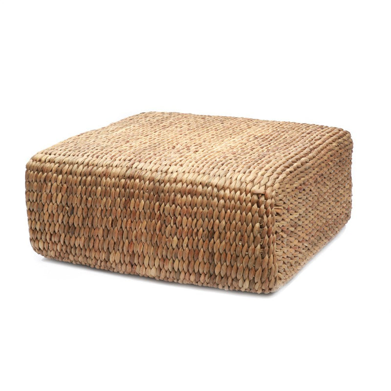 The Hyacinth Pouf Square - Natural - 60 