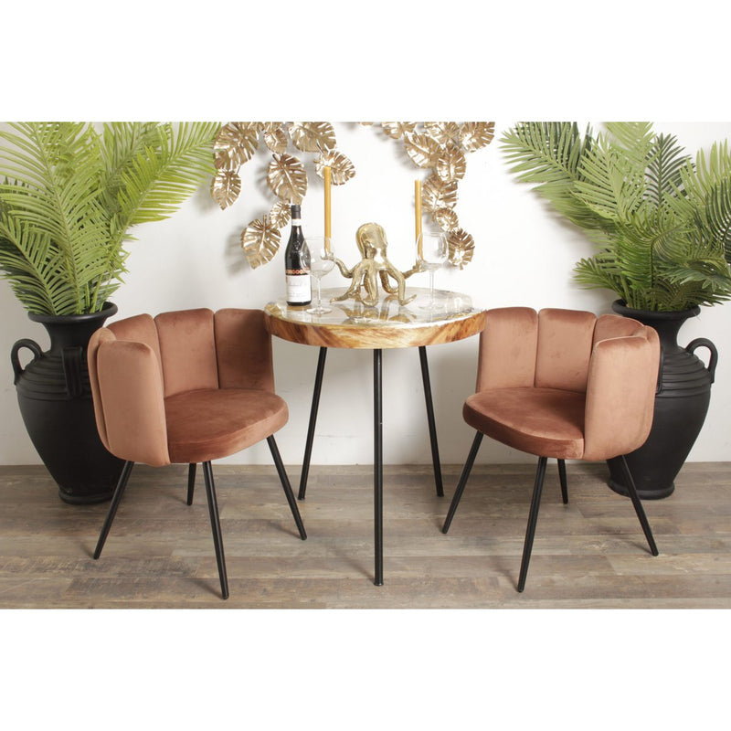 High Five chair Copper (Set of 2)