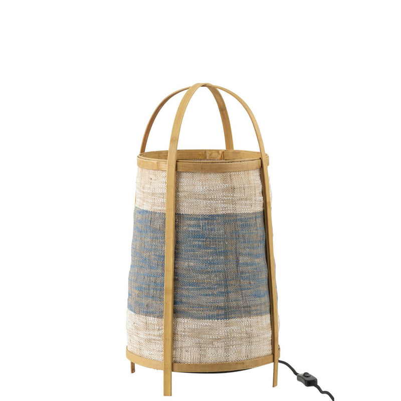 J-Line Floor Lamp Jeans Bamboo Blue