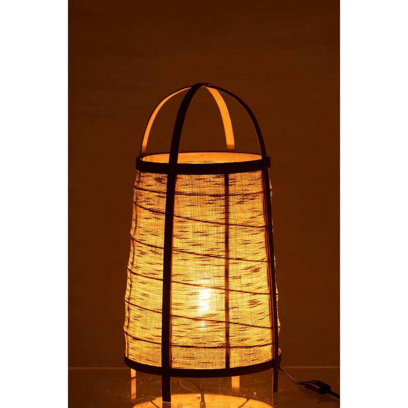 J-Line Floor Lamp Shade Bamboo Natural