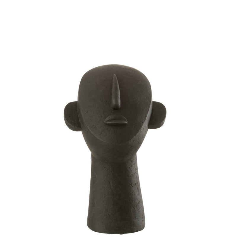 J-Line Figure Face Poly Black