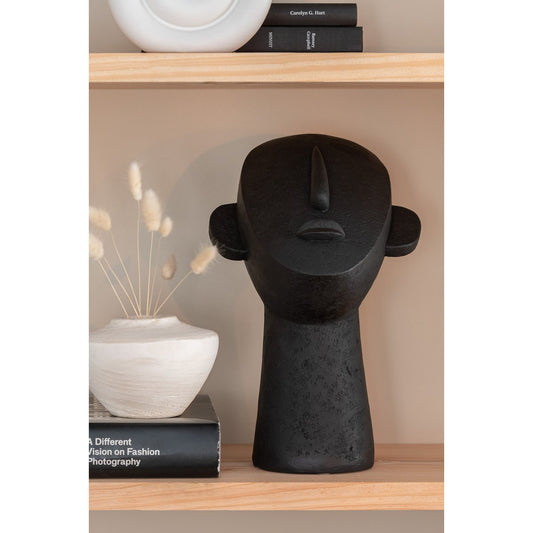 J-Line Figur Gesicht Poly Schwarz