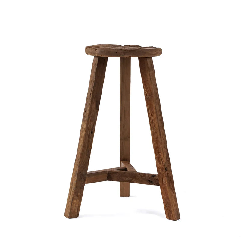 The Kabuki Bar Stool - Natural - Low 