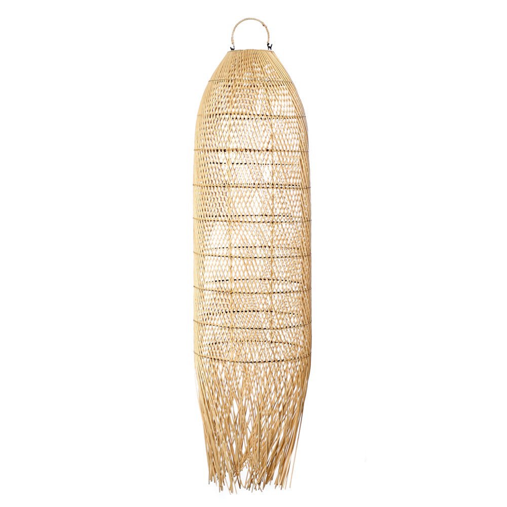 The Rattan Squid Pendant - Natural - L