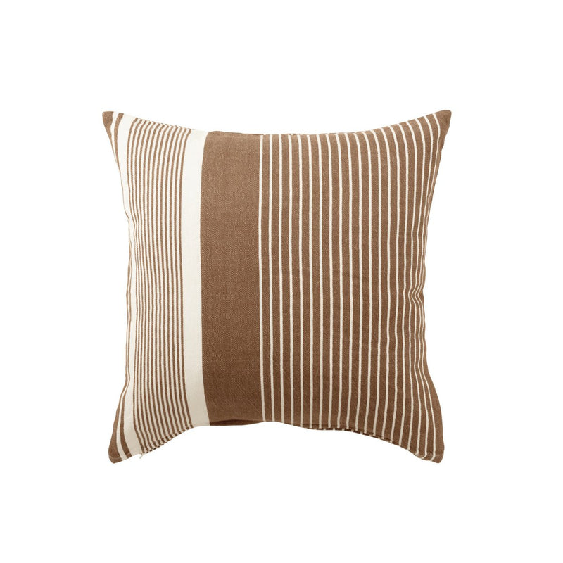 J-Line Cushion Mik Cotton Beige/Brown