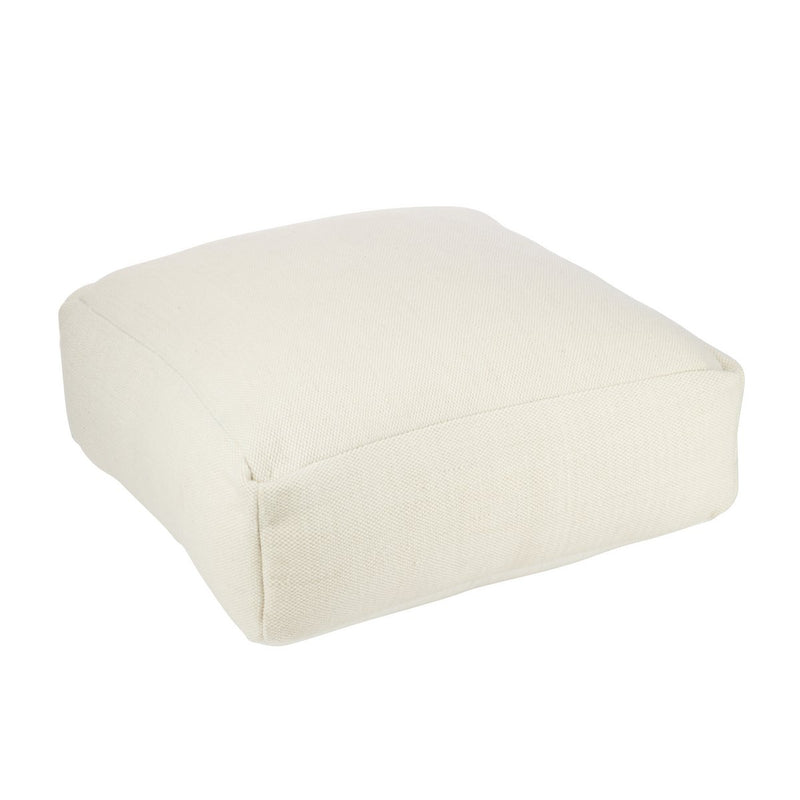 J-Line Pouf Square Wool Cream