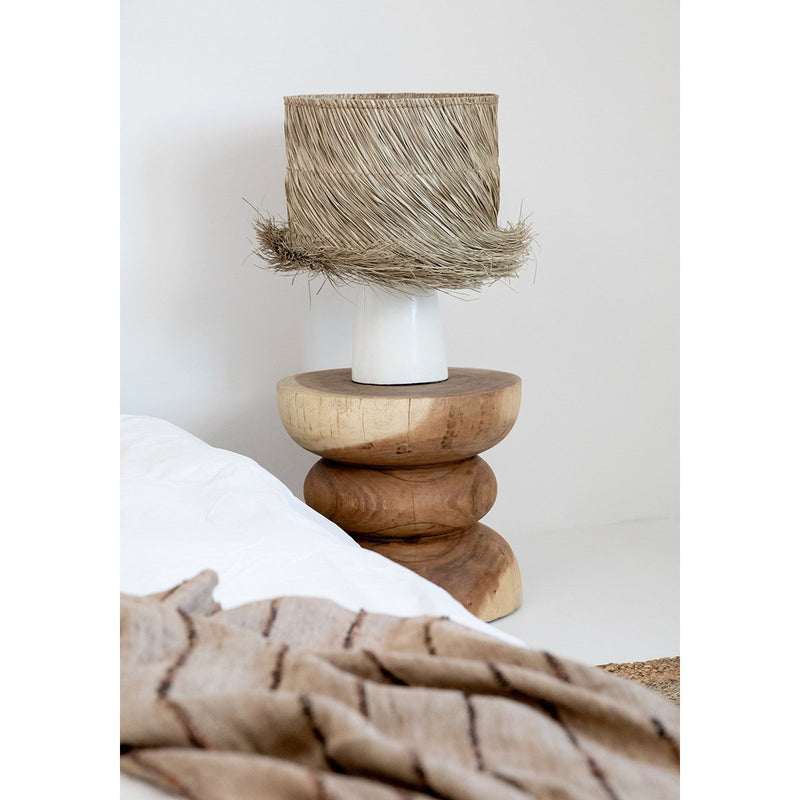 The Pandan table lamp - white natural 