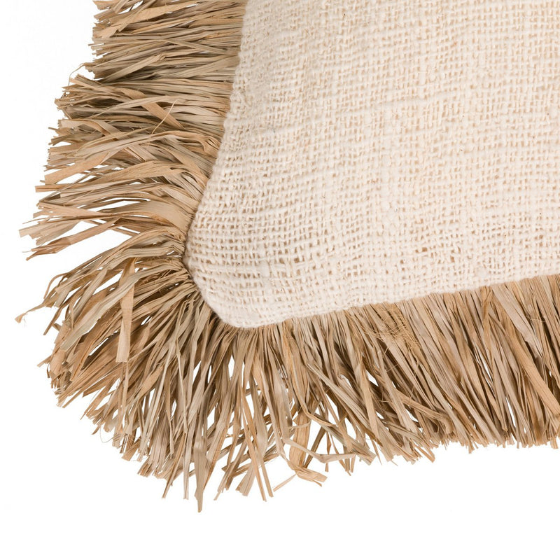 The Saint Tropez Cushion Cover - Natural White - L