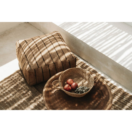 The Raffia Basket Bin - Natural - L