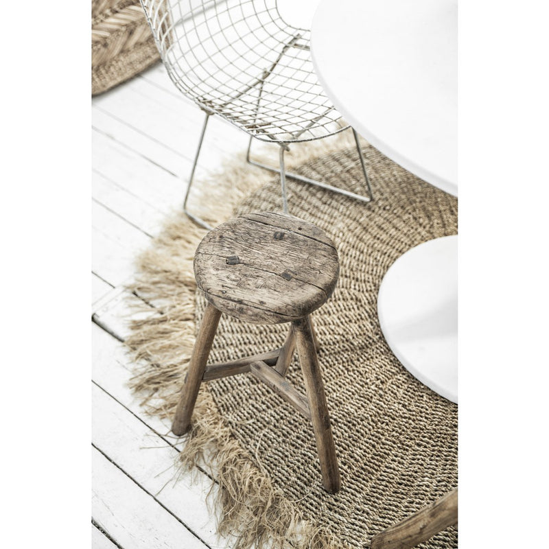 The Raffia Fringed Carpet - Natural - 150