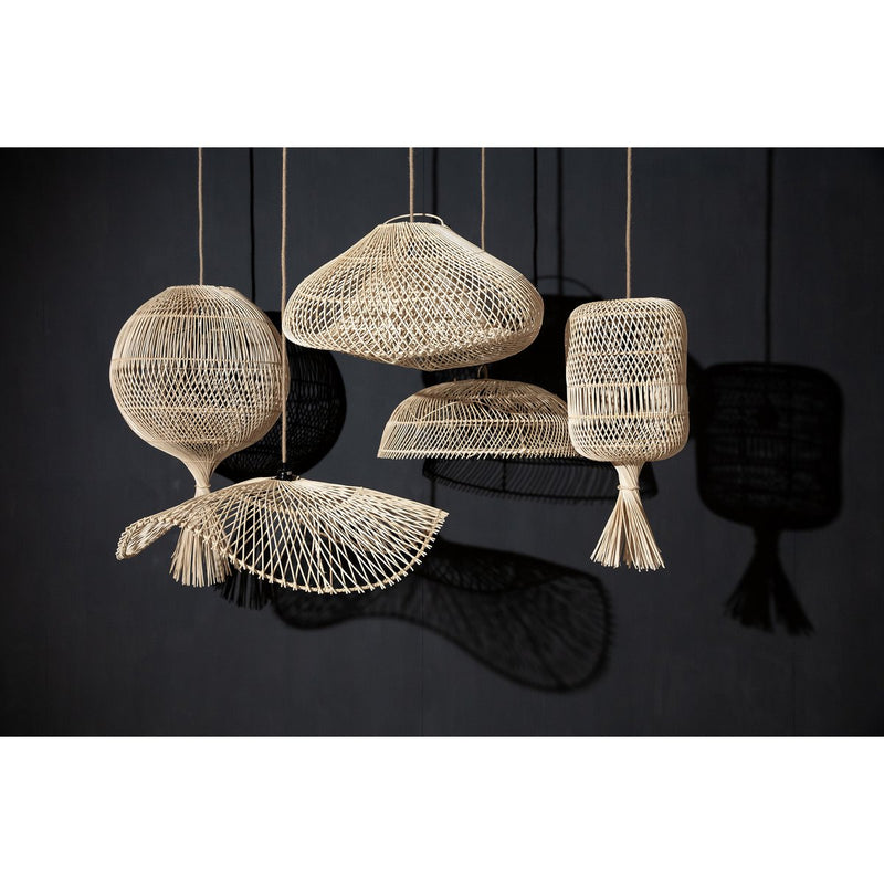 The rattan dumpling floor lamp - hanging lamp - L