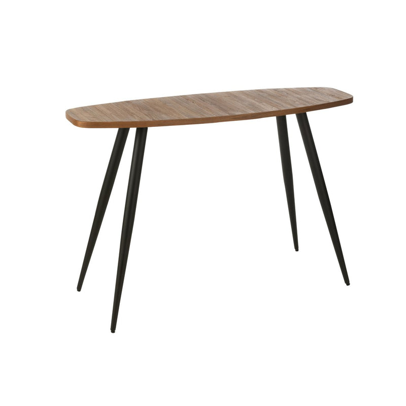 J-Line console Oval - recycled wood - natural